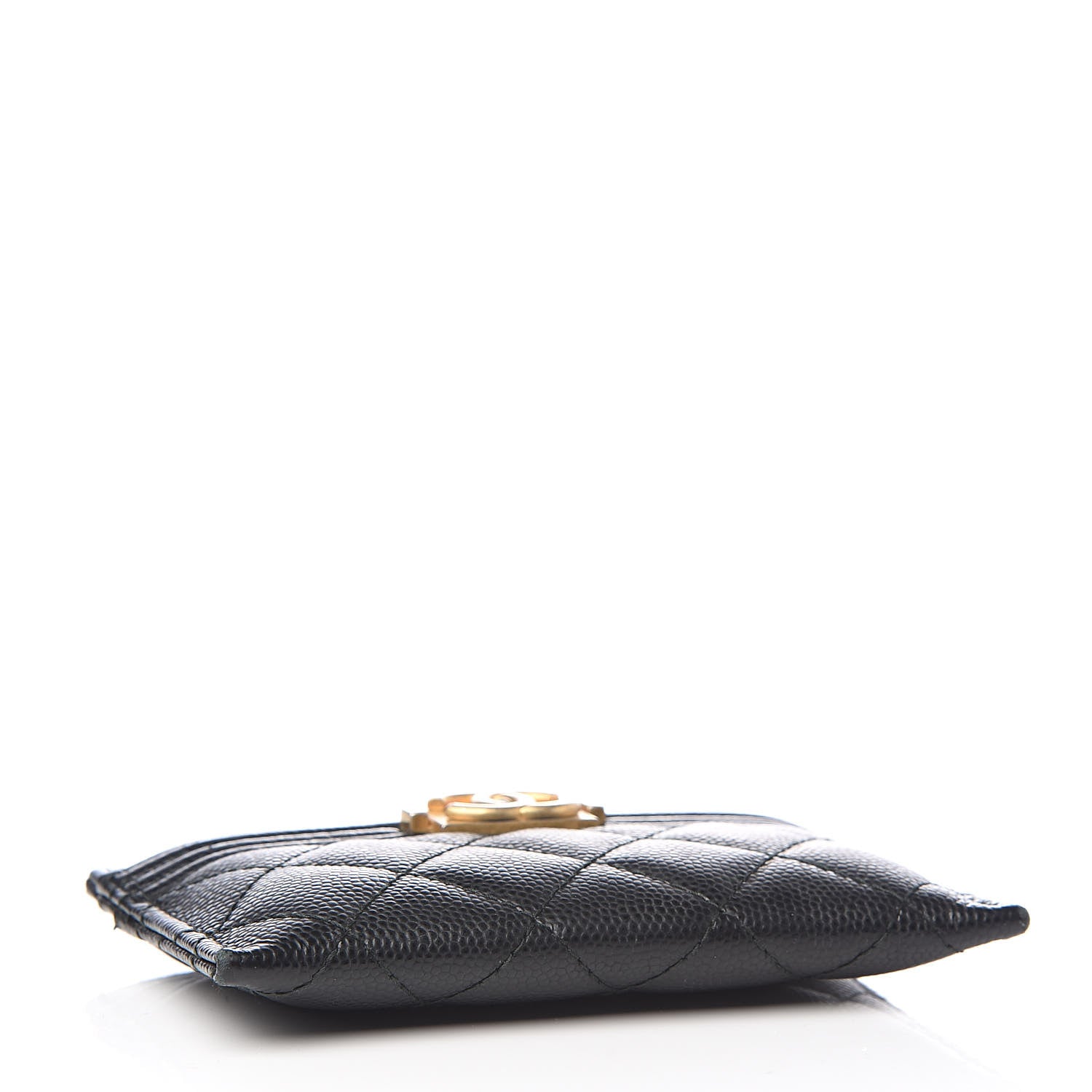 Chanel Caviar Quilted Boy Card Holder Black 4 of 9
