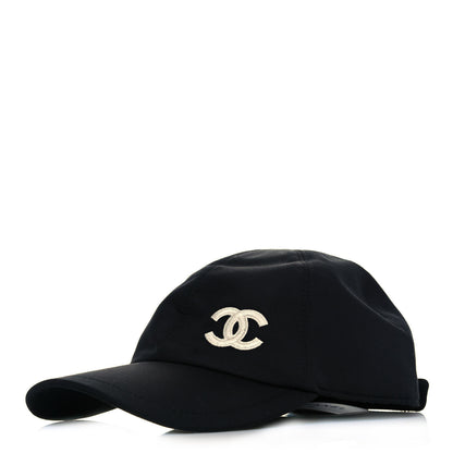 Chanel Cotton CC Cap Hat Black 1 of 6