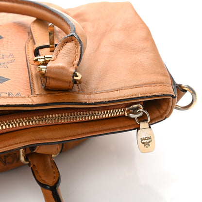 MCM Visetos Essentials Shopper Tote Small Cognac 12 of 21