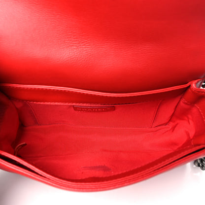 Chanel Calfskin Medium Boy Reverso Flap Red 5 of 10