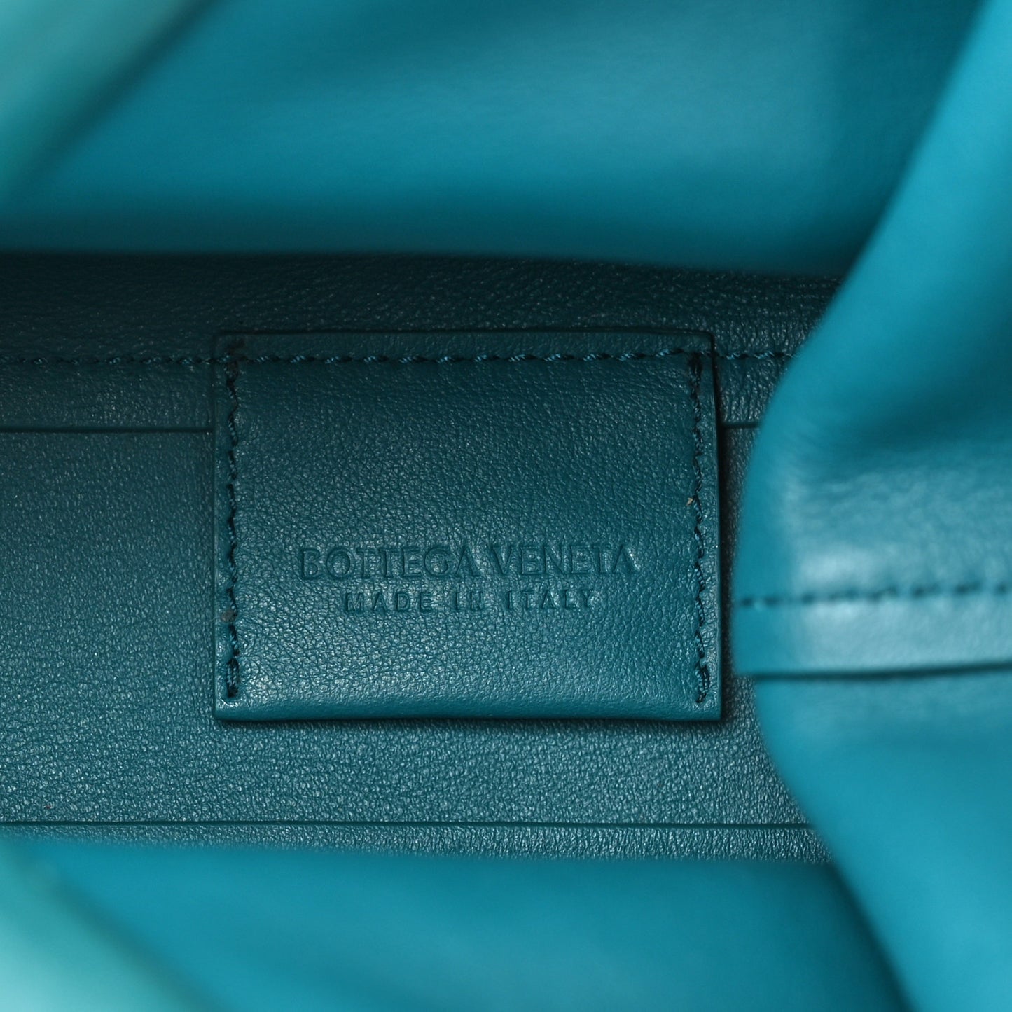 Calfskin Small The Point Triangle Bag Mallard