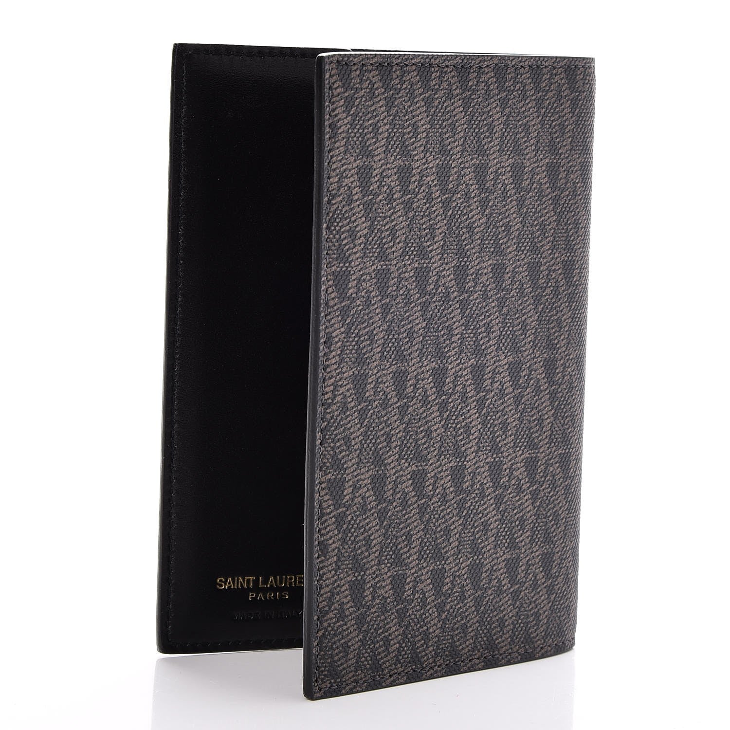 Saint Laurent Toile Monogram Passport Holder 3 of 7
