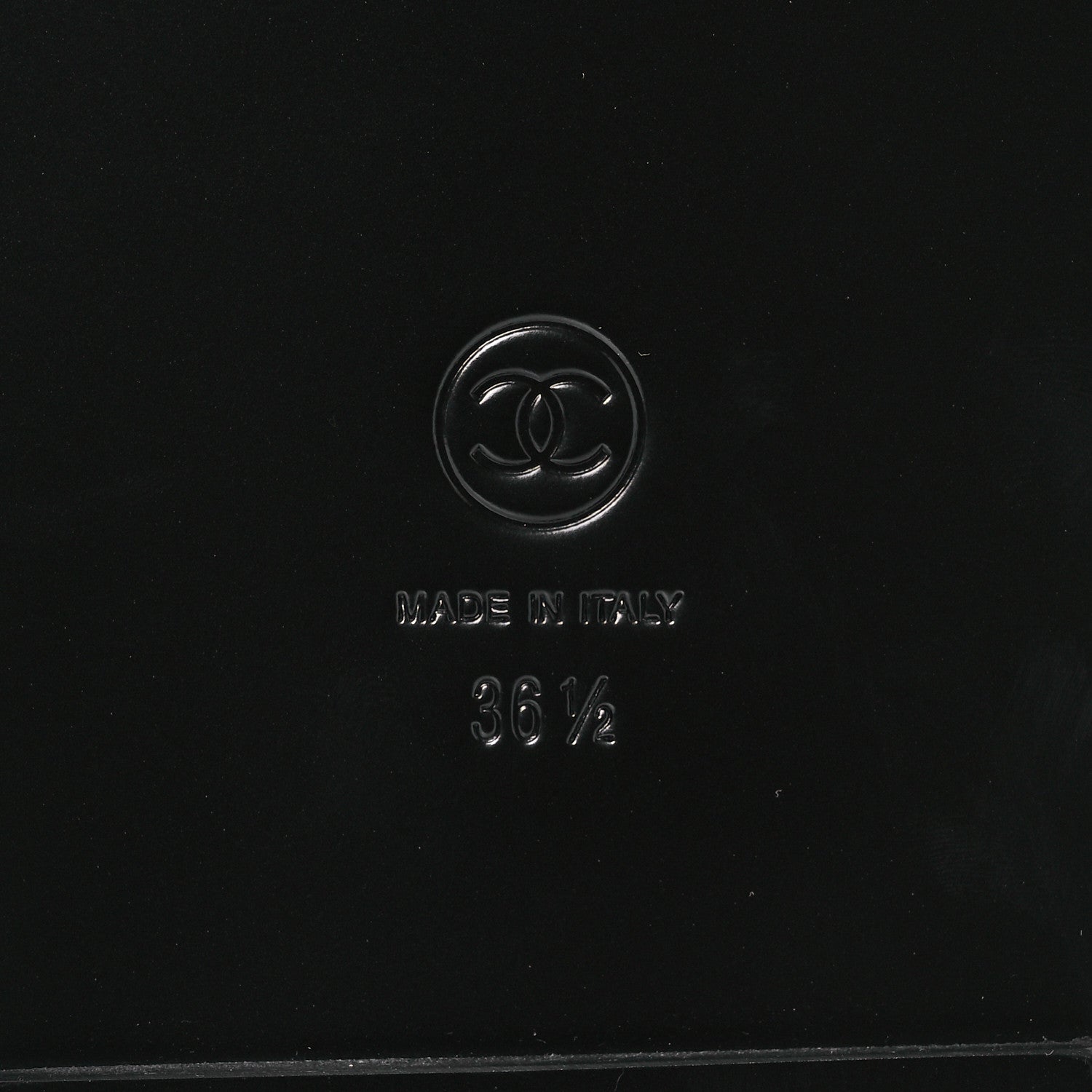 Chanel Grained Calfskin Velcro Dad Sandals 36.5 Black 7 of 9