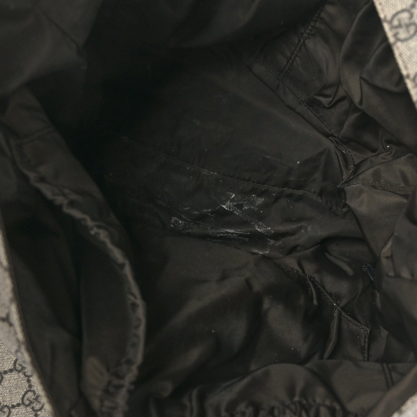 GG Plus Monogram Messenger Diaper Bag Dark Brown