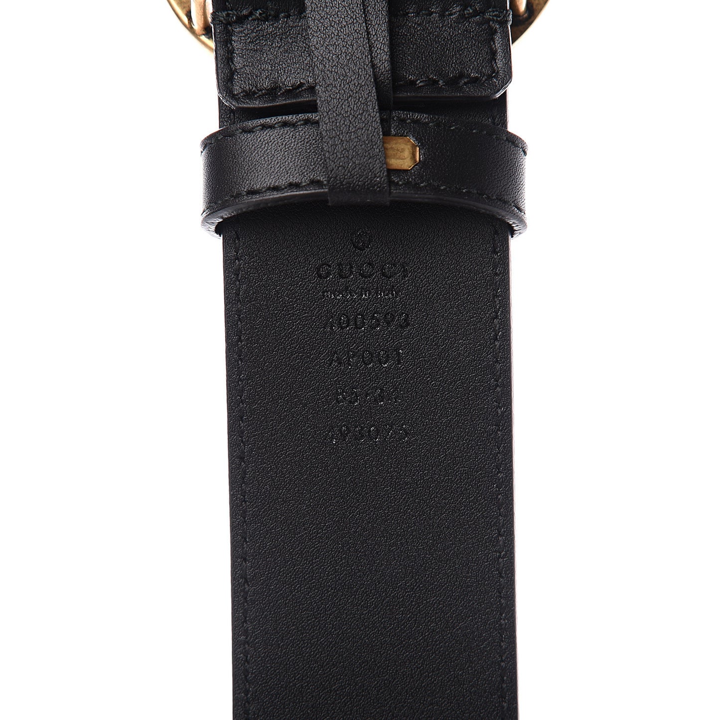 Calfskin Double G 40mm Belt 85 34 Black