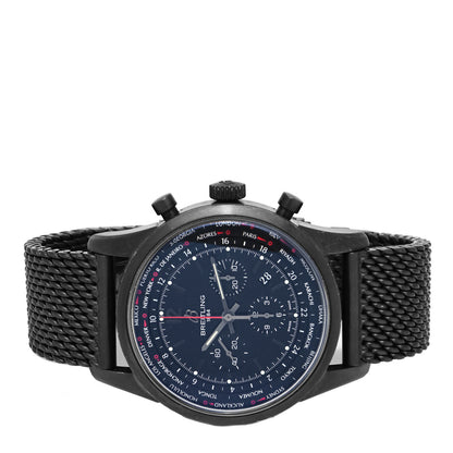 Breitling PVD Stainless Steel 46mm Transocean Unitime Chronograph Automatic Watch Black MB0510 2 of 5