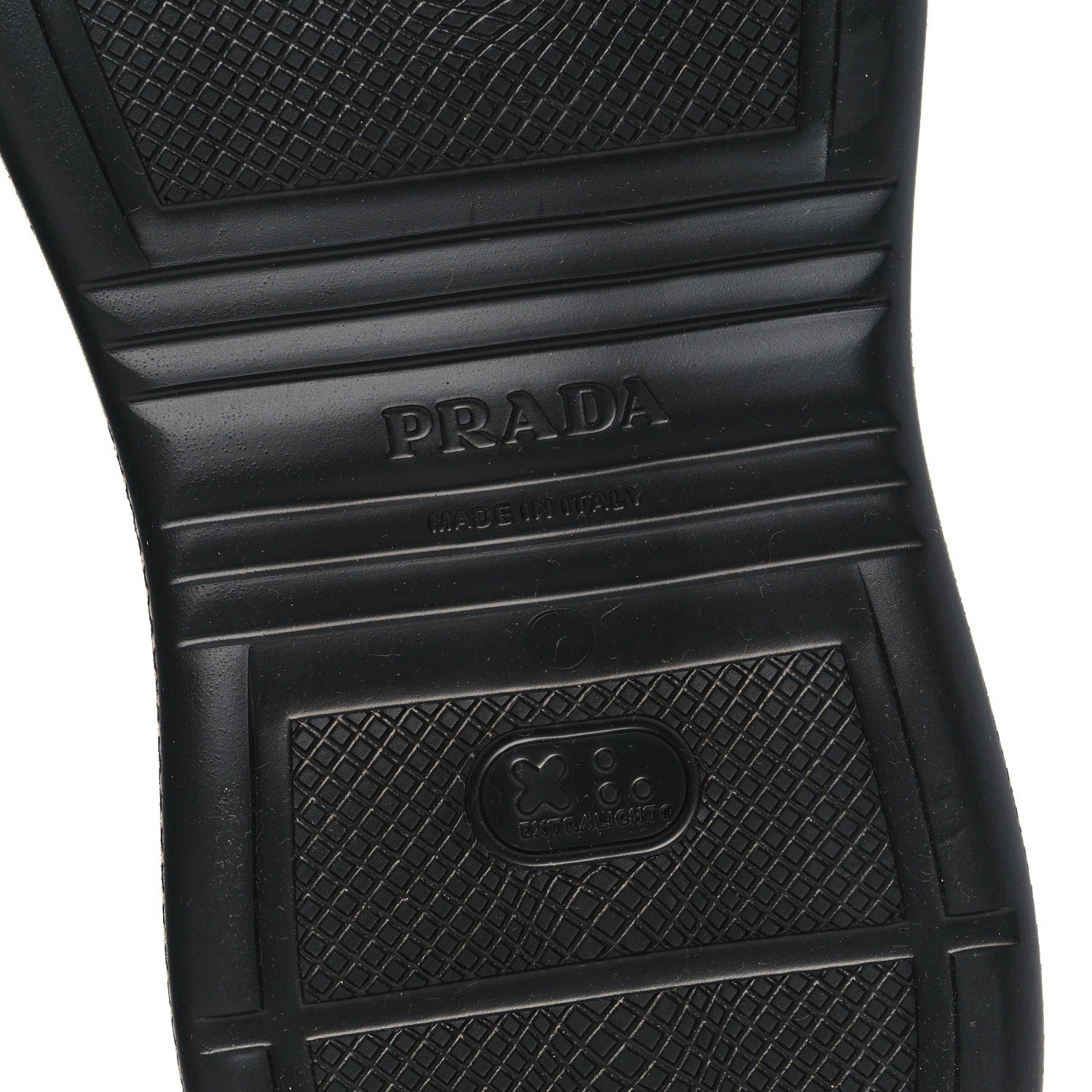 Prada Soft Mellow Rubber Triangle Logo Embossed Womens 25mm Booties 38 Black 6 of 8