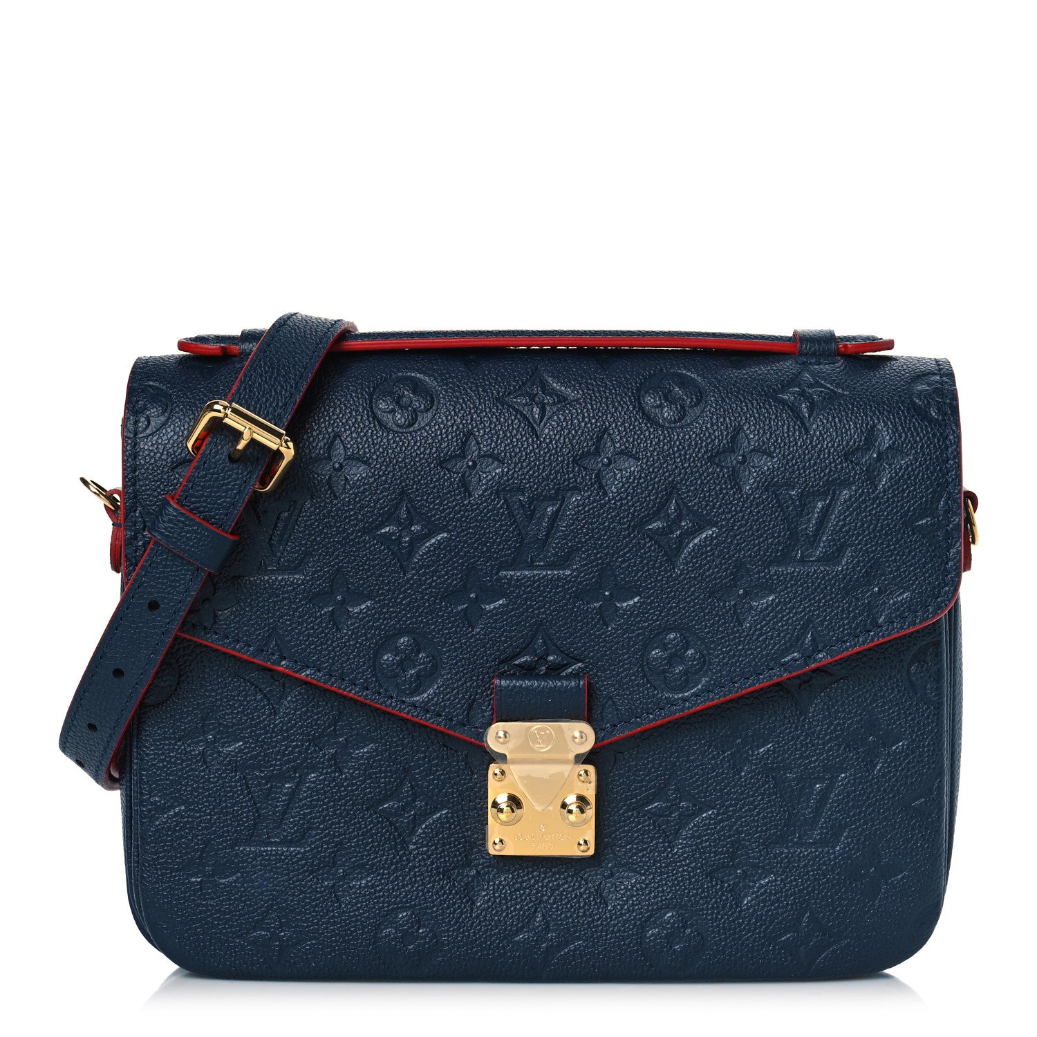 Louis Vuitton Empreinte Pochette Metis Marine Rouge 1 of 8