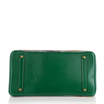 Hermes Box Vibrato Birkin 35 Vert Clair 5 of 24