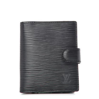 Louis Vuitton Epi Mini Agenda Cover Black 1 of 10