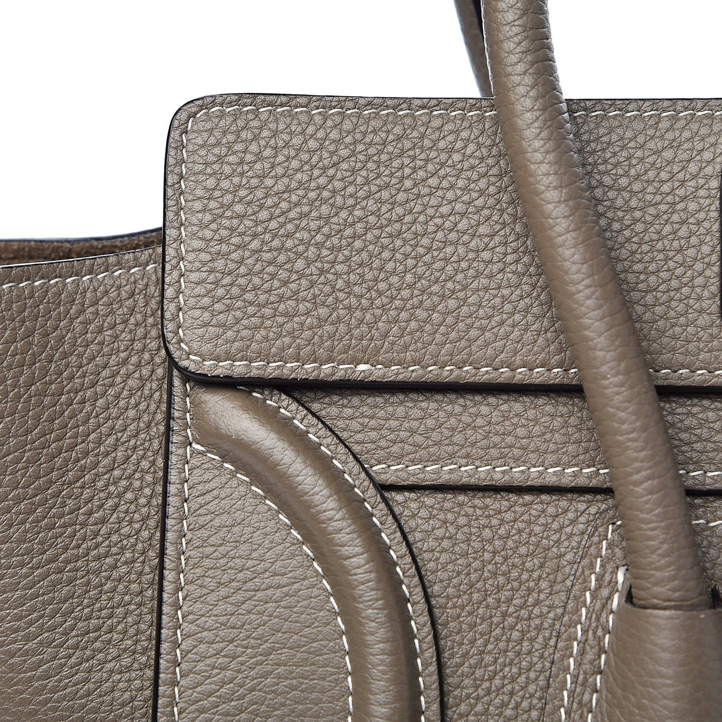 Drummed Calfskin Micro Luggage Souris