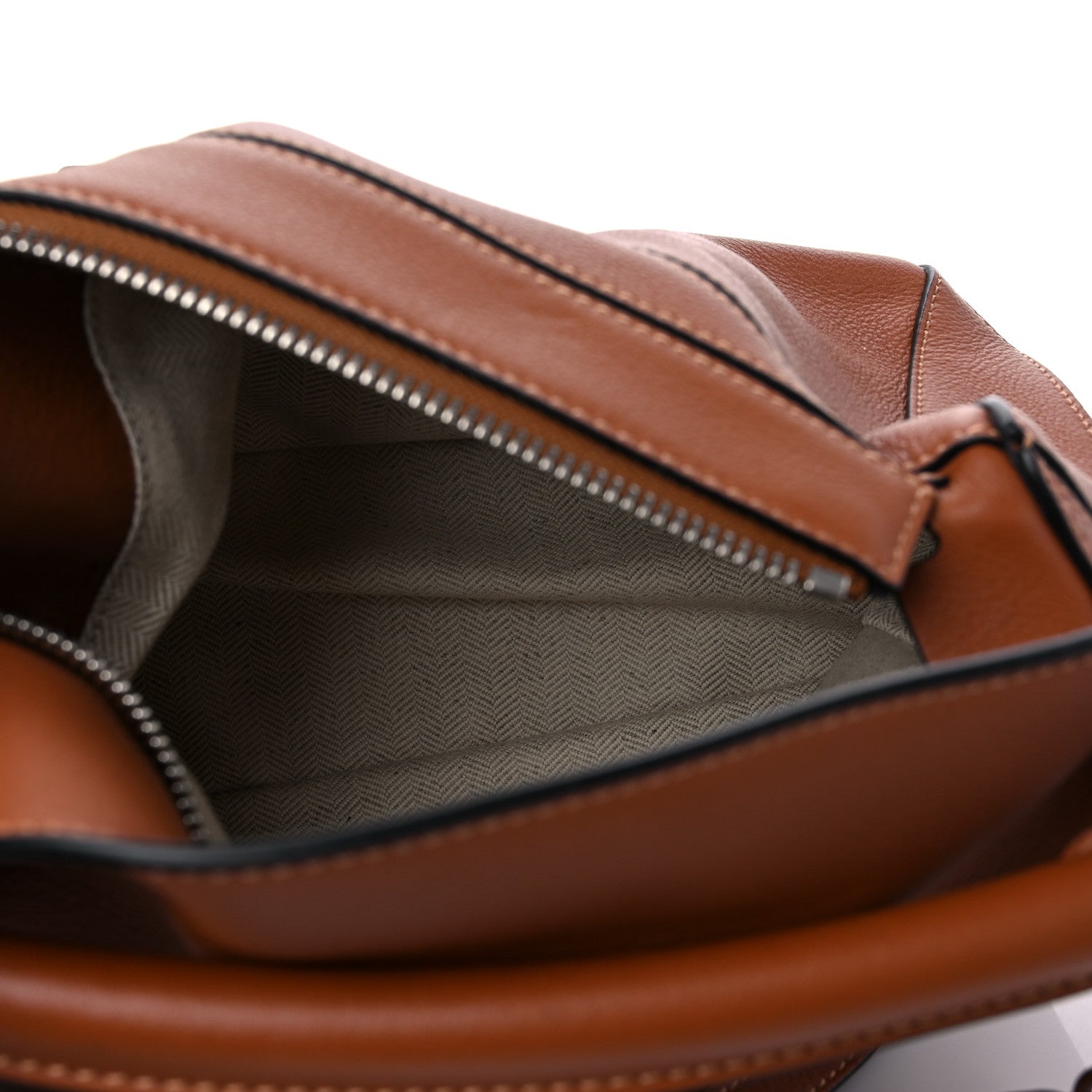 Loewe Grained Calfskin Small Puzzle Bag Tan 5 of 8