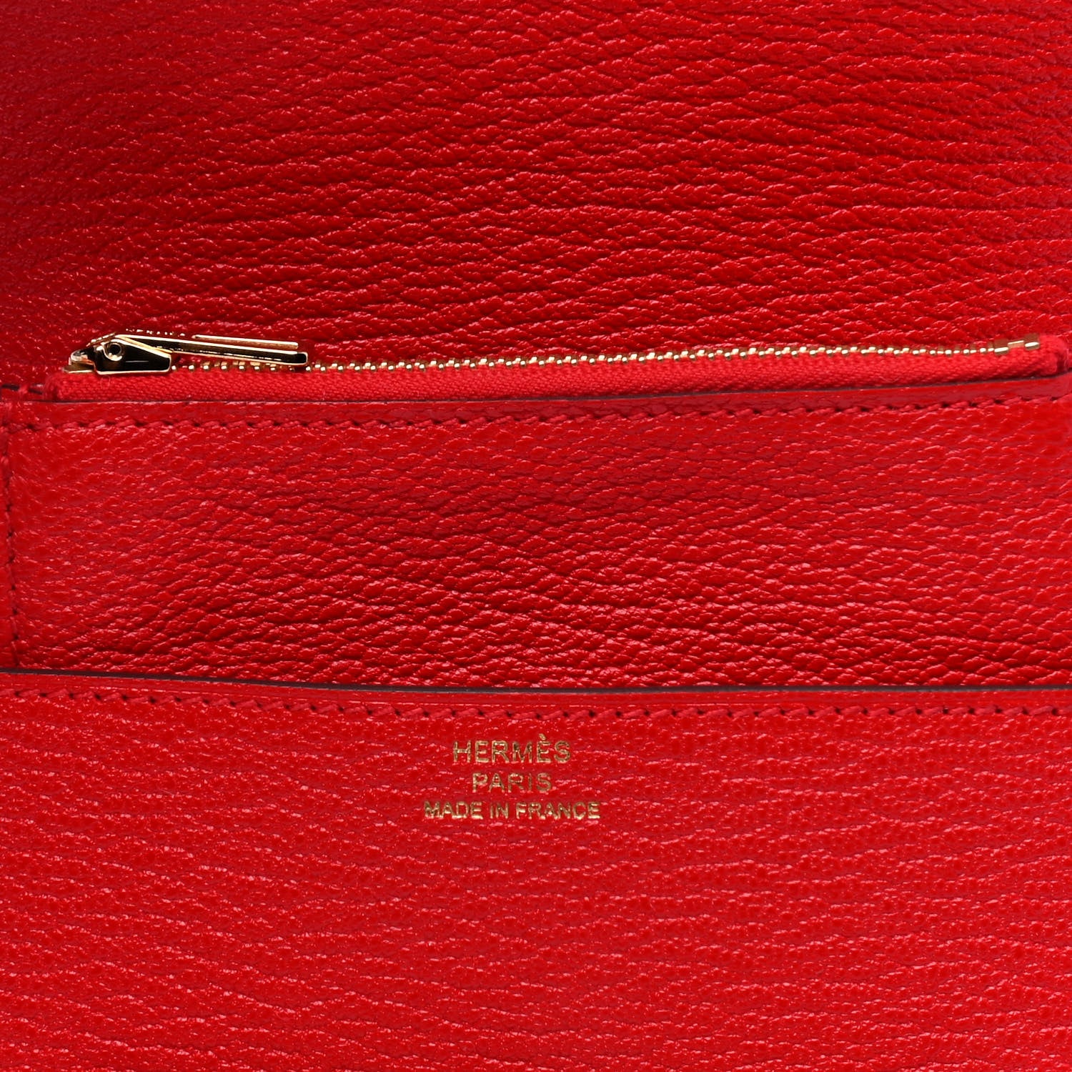 Hermes Chevre Mysore Roulis Slim Wallet Rouge De Coeur 4 of 8
