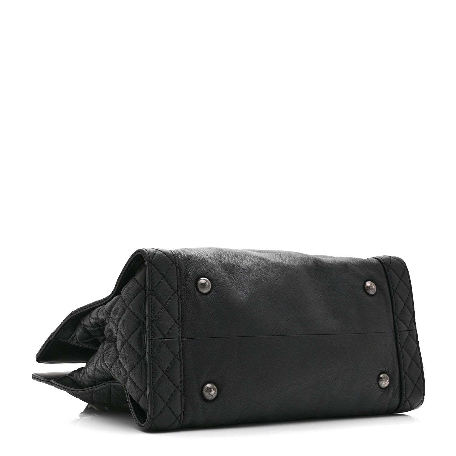 Chanel Calfskin Boy Reverso Shopping Tote Black 4 of 10