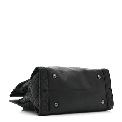 Chanel Calfskin Boy Reverso Shopping Tote Black 4 of 10