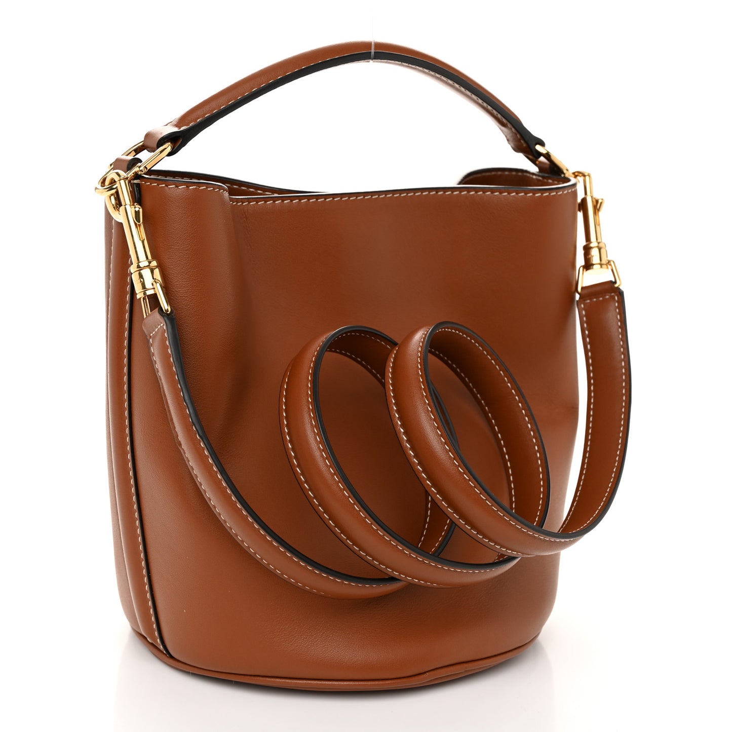 Smooth Calfskin Teen Bucket 16 Tan
