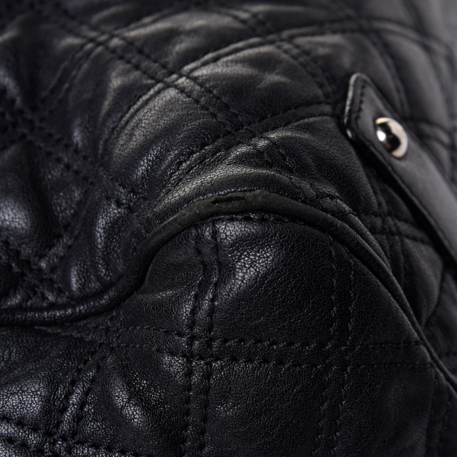 Marc Jacobs Calfskin Quilted Stam Black 16 of 17
