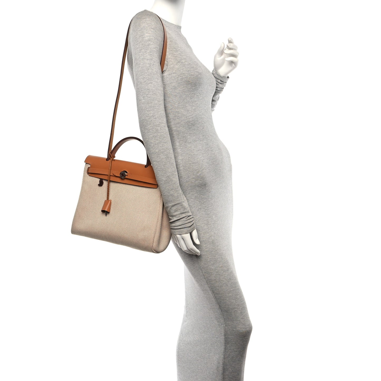 Vache Hunter Criss Viking Herbag Zip Retourne 31 PM Ecru Beige Naturel