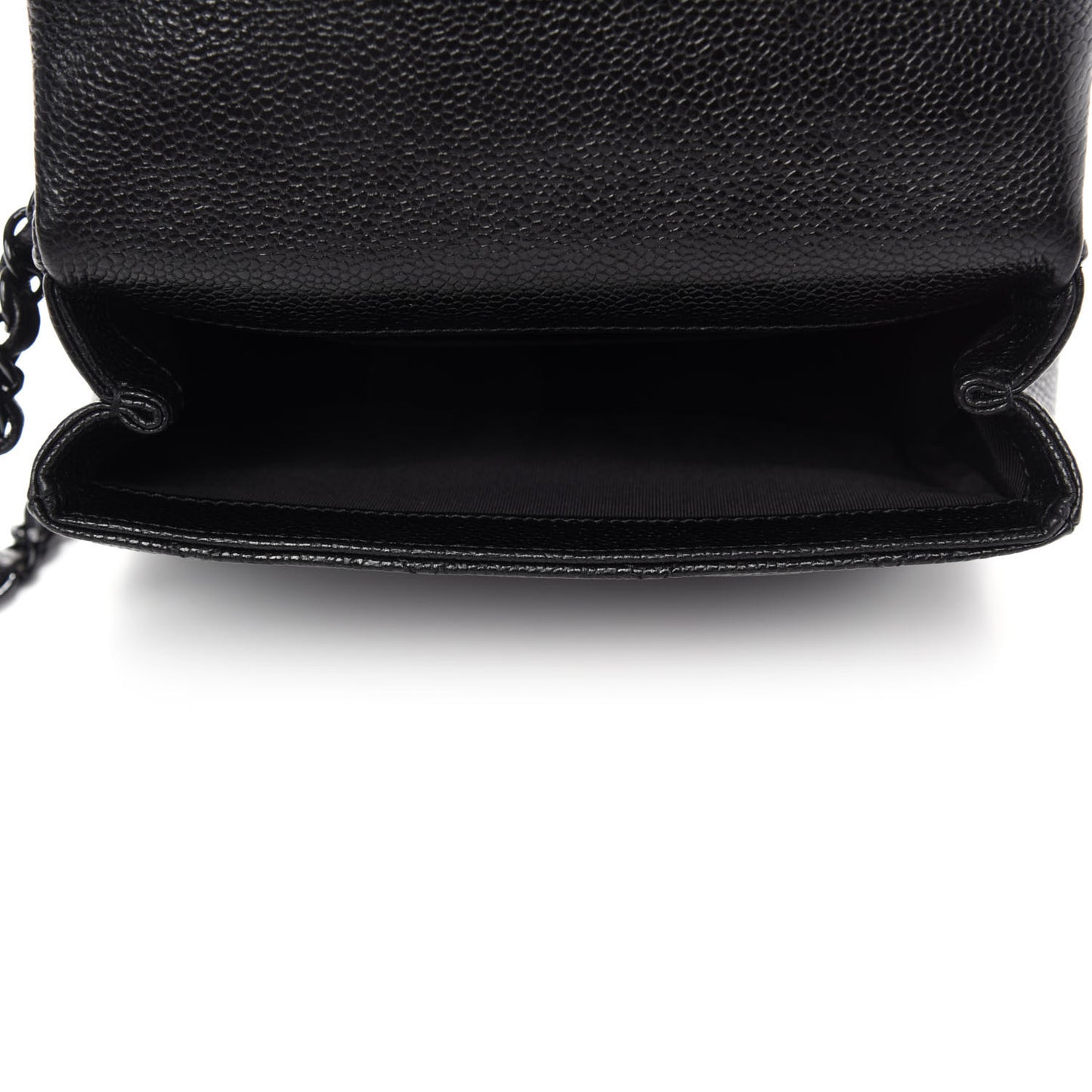 Caviar Quilted Incognito Mini Square Flap Black