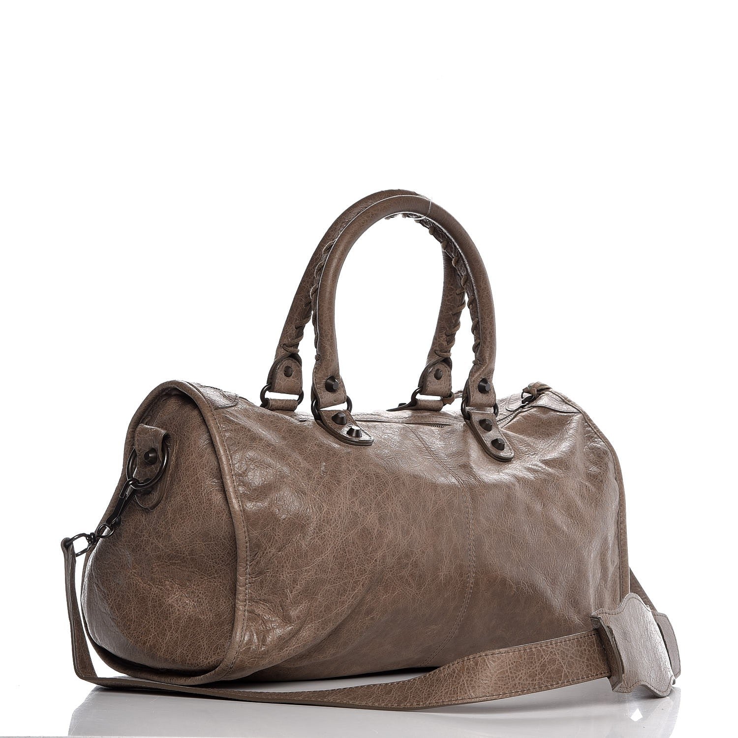 Balenciaga Agneau Classic Hardware Maxi Twiggy Gris Poivre 3 of 8