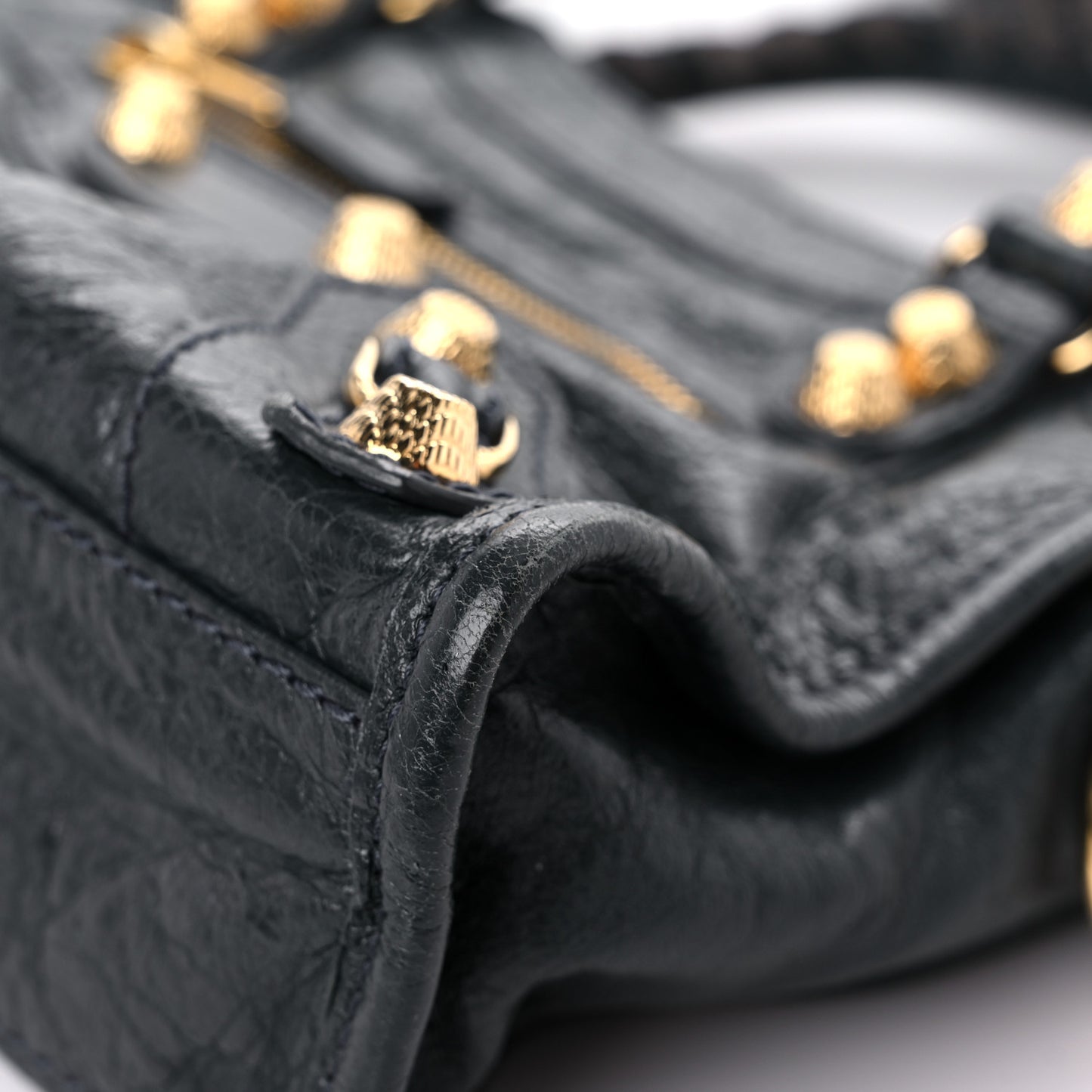 Agneau Giant 12 Gold Hardware Mini City Anthracite