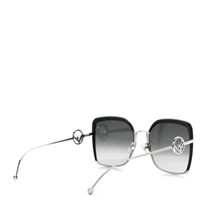 Fendi Metal Acetate F is Fendi Square Sunglasses FF 0294/S Silver 4 of 7