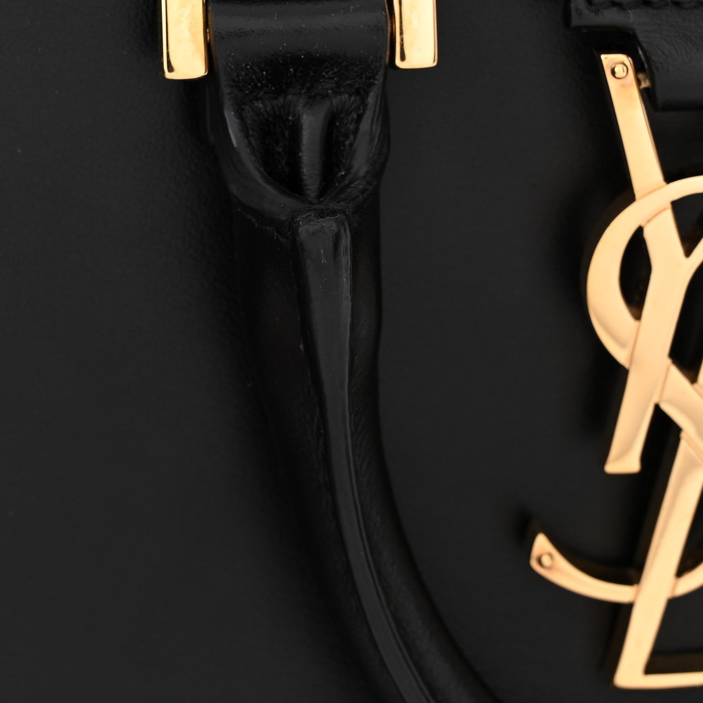 Calfskin Monogram Baby Cabas Black