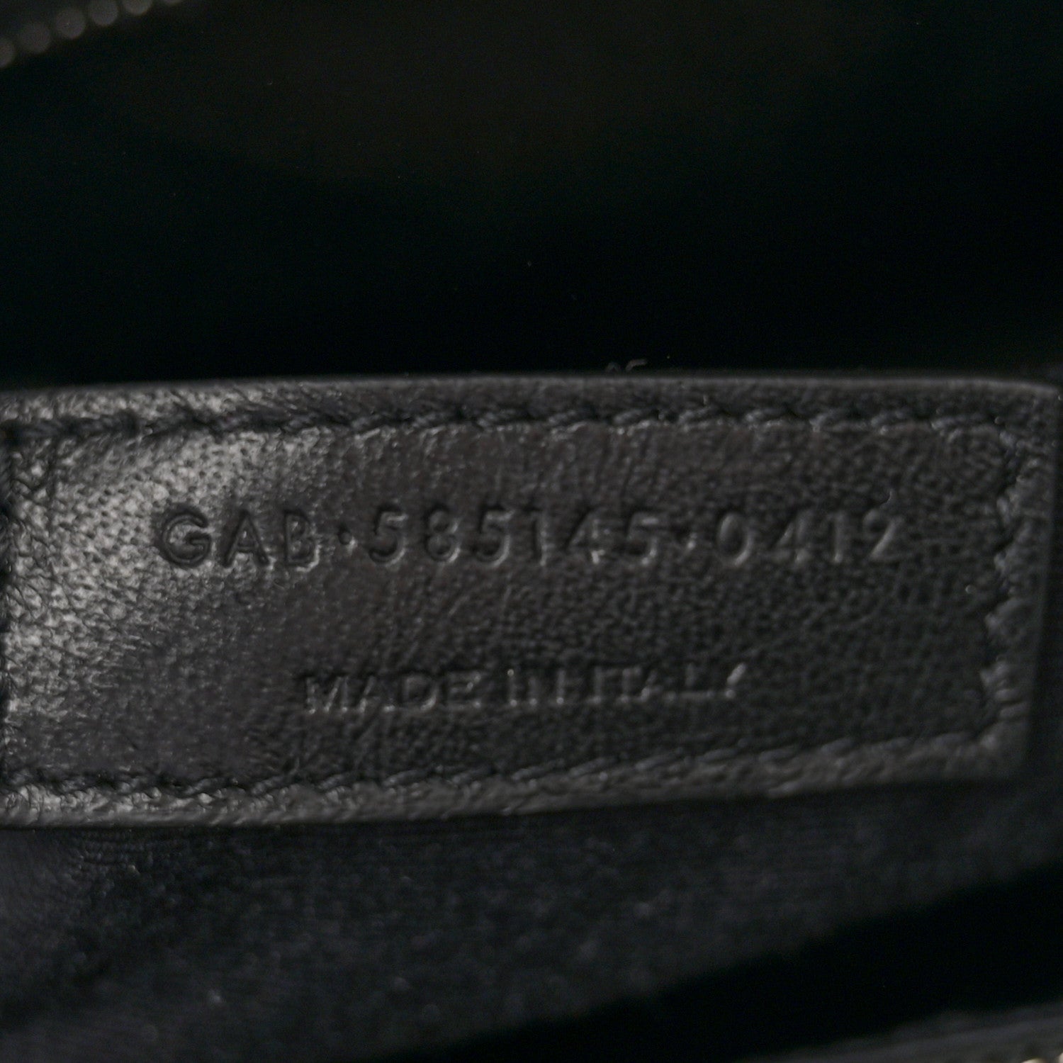 Saint Laurent Calfskin Medium Miles Logo Bowler Duffel Bag Black 7 of 11