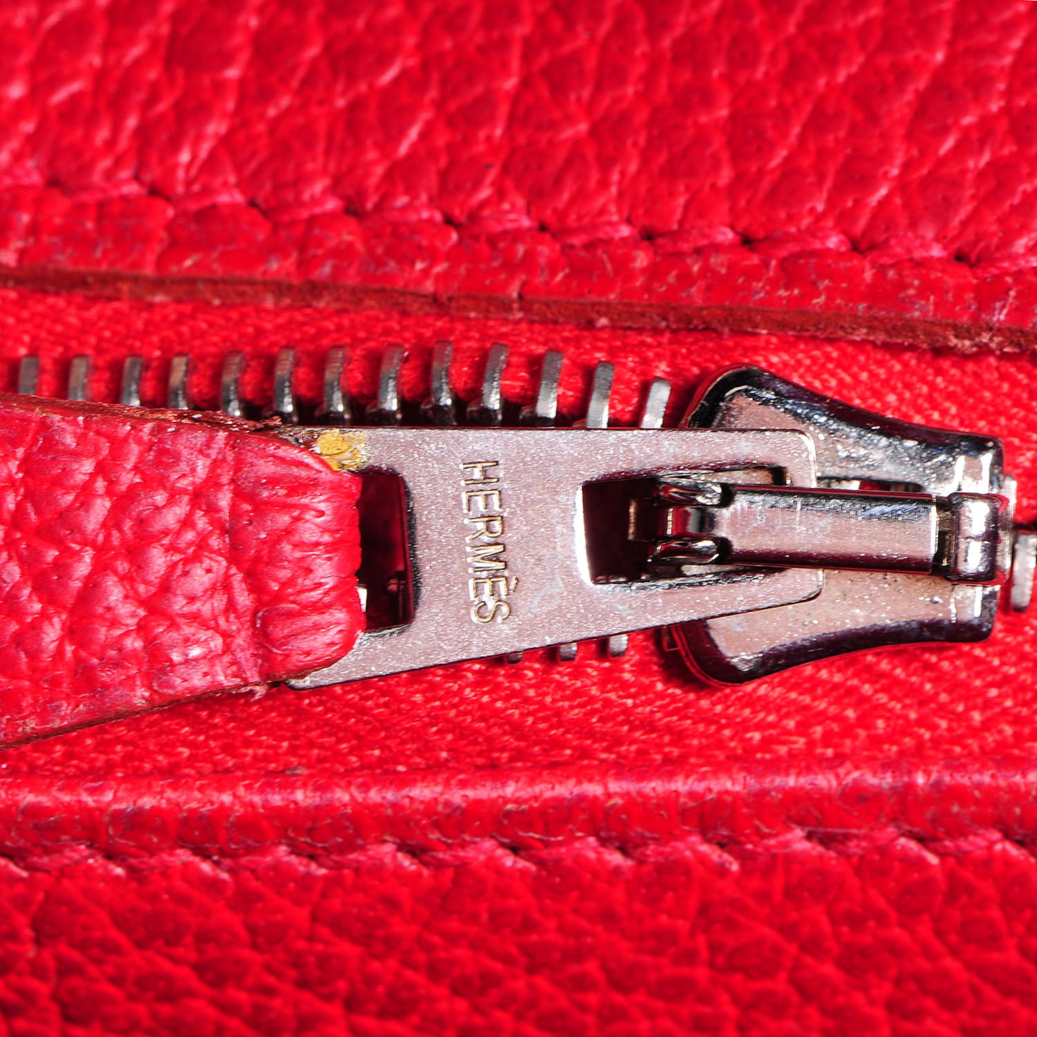 Hermes Buffle Skipper Birkin 35 Rouge Vif 11 of 28