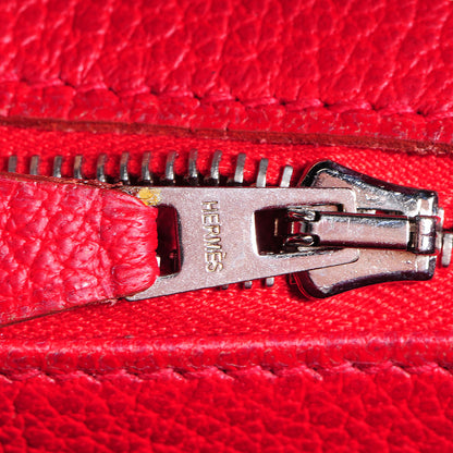 Hermes Buffle Skipper Birkin 35 Rouge Vif 11 of 28