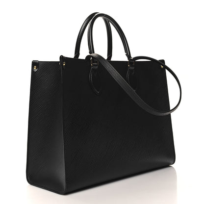 Louis Vuitton Epi Onthego MM Black 3 of 10