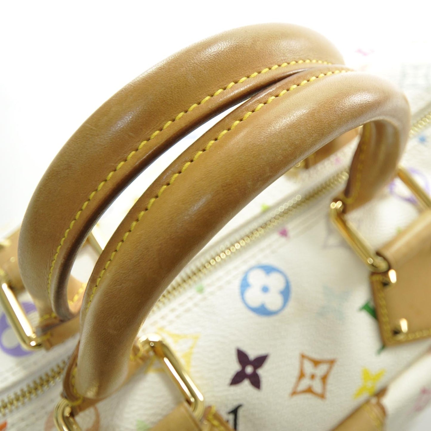 Monogram Multicolor Speedy 30 White