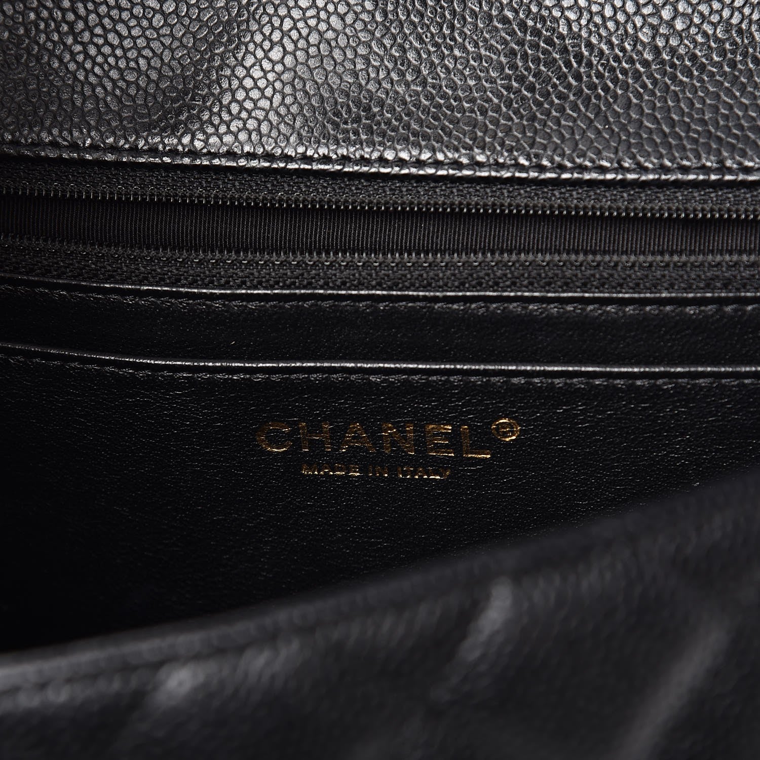 Chanel Caviar Quilted Jumbo Single Flap Black 7 of 8