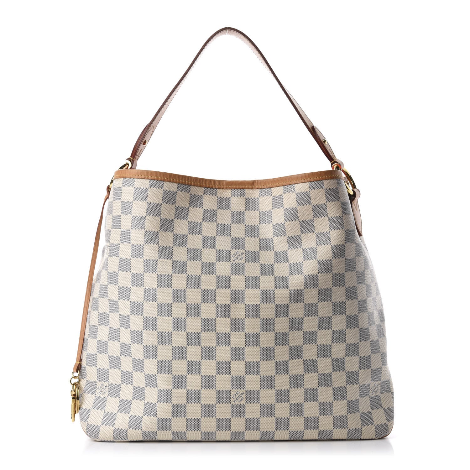 Louis Vuitton Damier Azur Delightful MM Pink 1 of 12