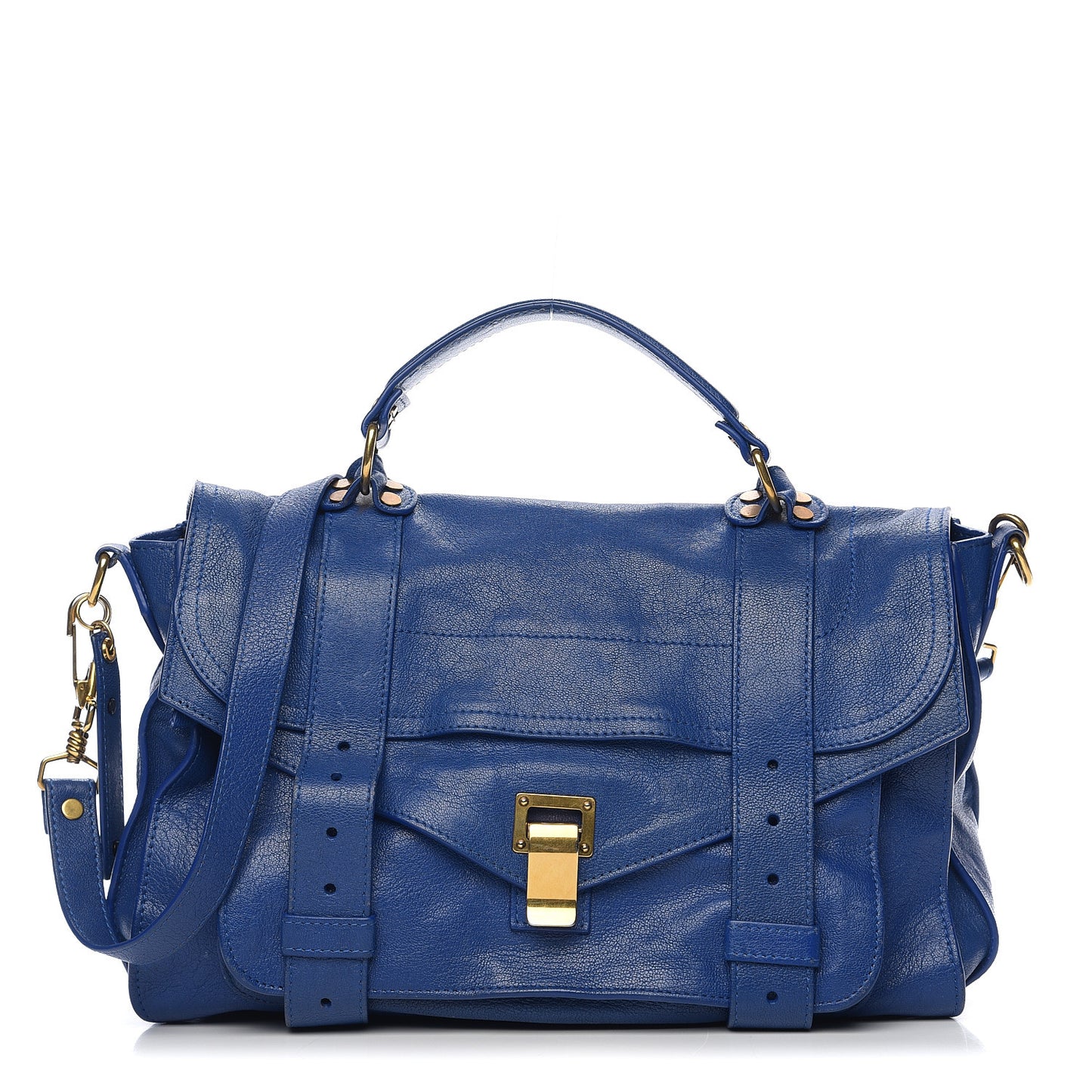 Lambskin Medium PS1 Satchel Royal Blue