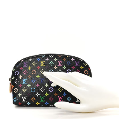 Louis Vuitton Monogram Multicolor Cosmetic Pouch Black Grenade 2 of 7