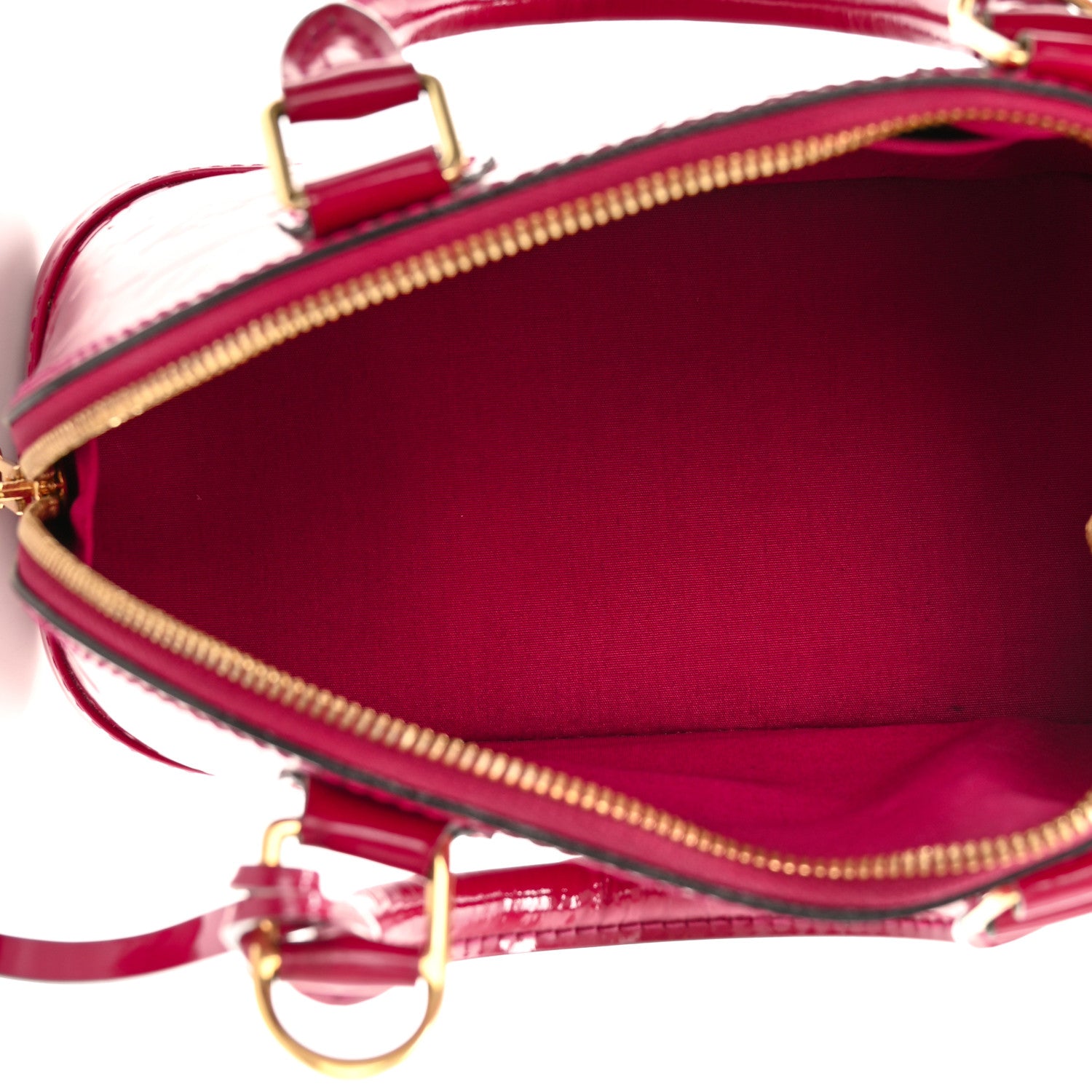 Louis Vuitton Vernis Alma BB Rose Indien 5 of 9