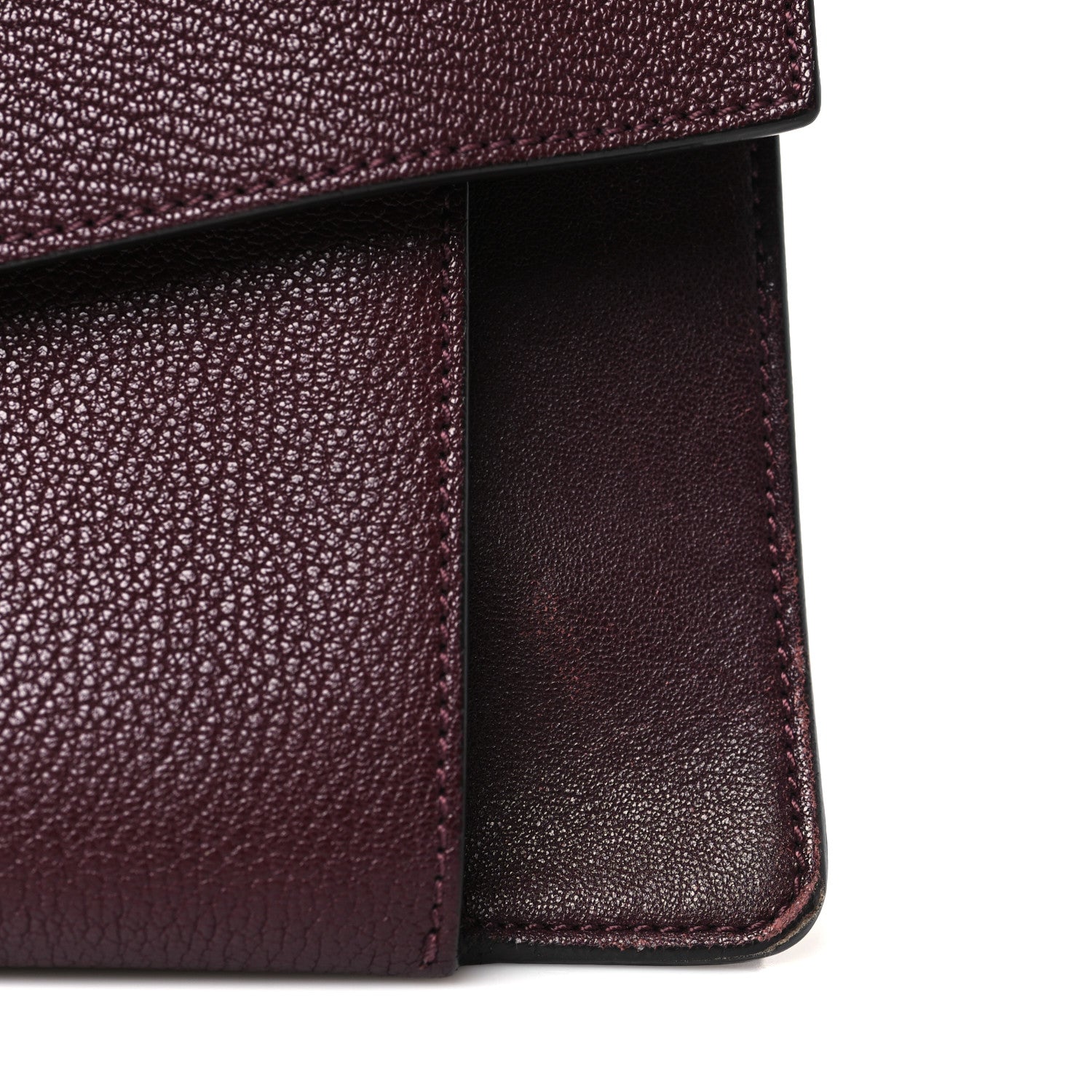 Givenchy Goatskin Medium GV3 Flap Aubergine 10 of 12