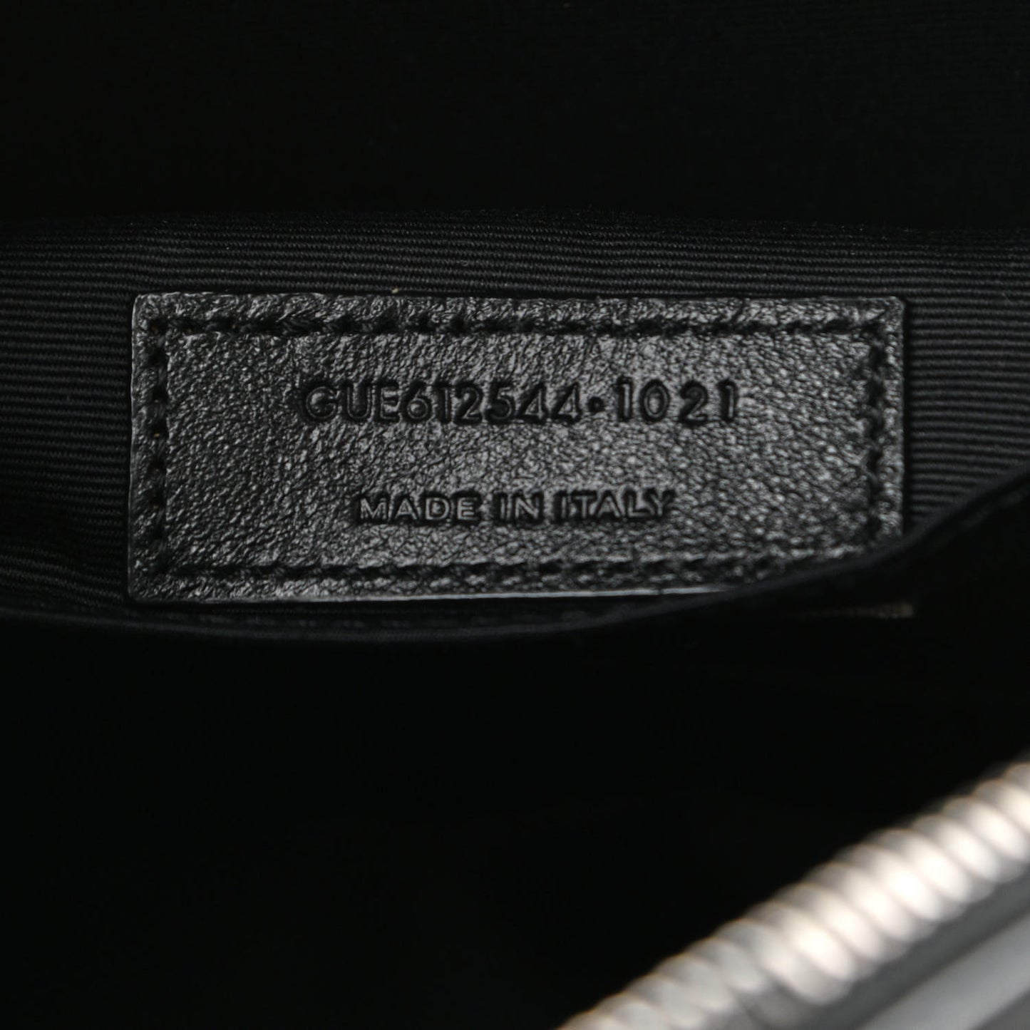 Calfskin Matelasse Monogram Lou Camera Bag Black