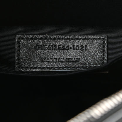 Saint Laurent Calfskin Matelasse Monogram Lou Camera Bag Black 7 of 10
