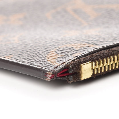 Louis Vuitton Monogram Felicie Chain Wallet Zippered Insert Fuchsia 9 of 10