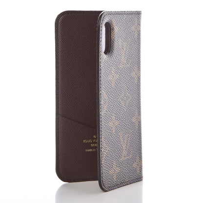 Louis Vuitton Monogram iPhone X Folio Case 3 of 7