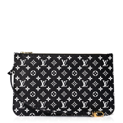 Louis Vuitton Monogram Giant Jungle Neverfull MM GM Pochette Black 1 of 8