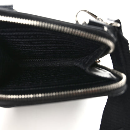 Prada Saffiano Phone Crossbody Pouch Black 5 of 11