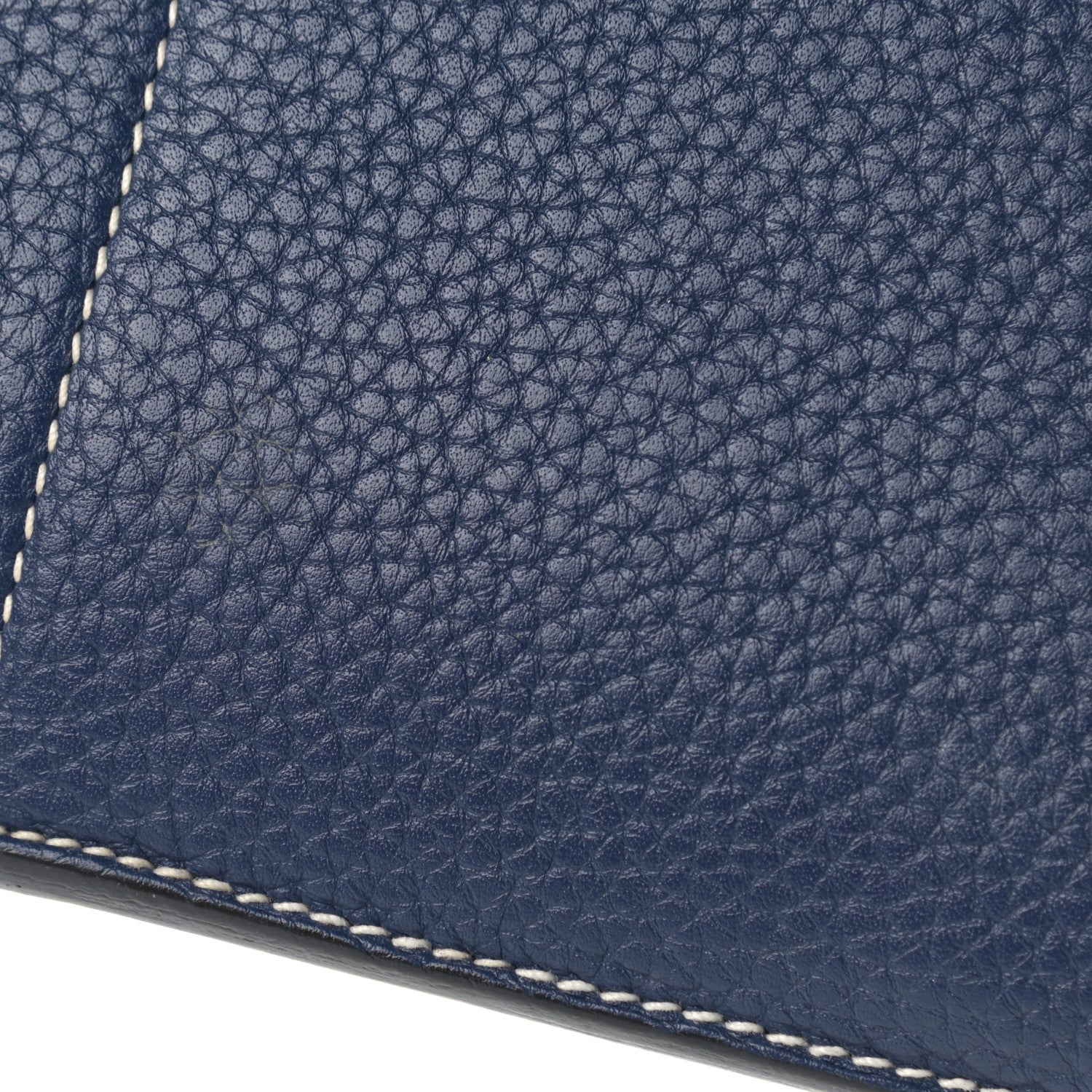 Hermes Taurillon Clemence Halzan 31 GM Bleu Saphir 14 of 16