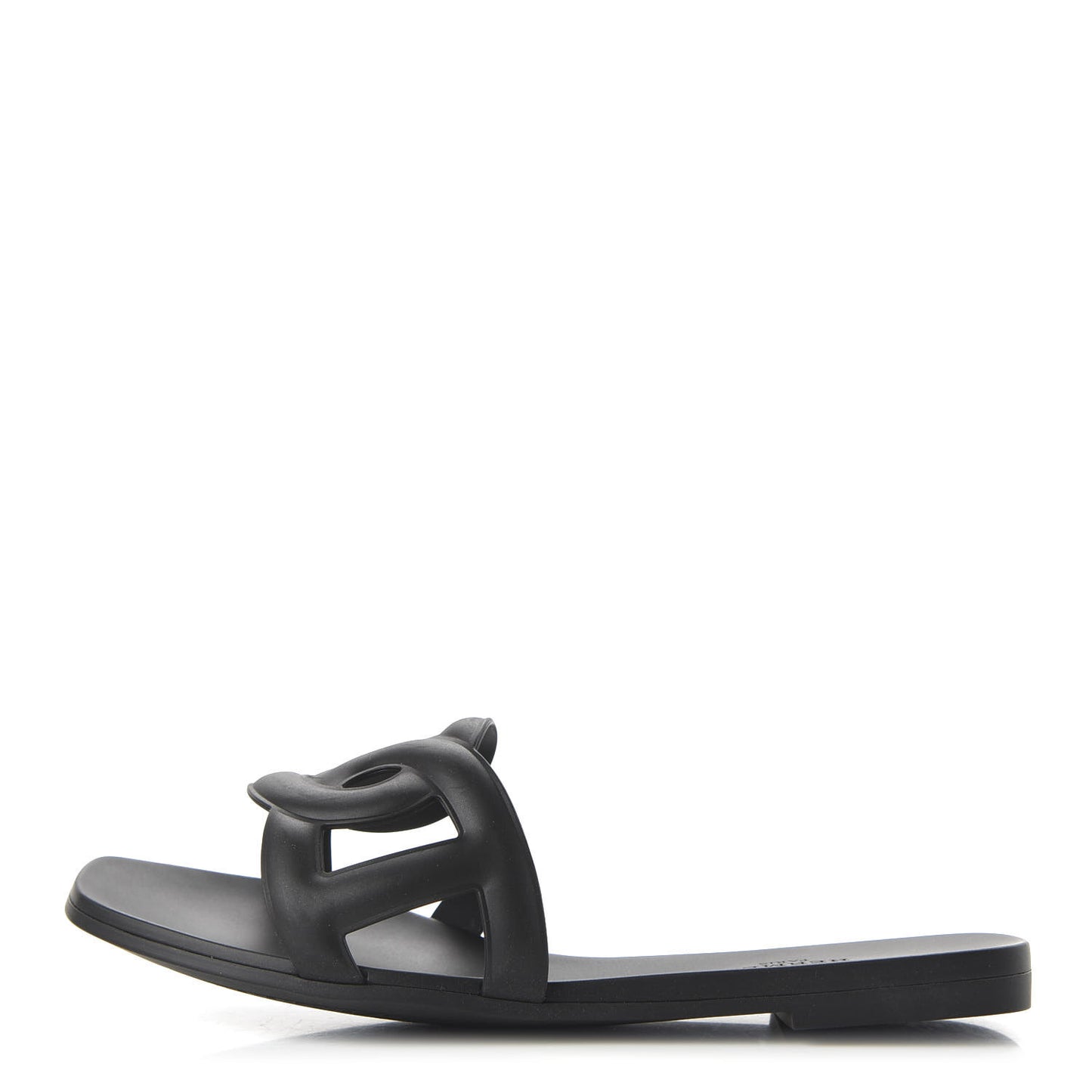 Rubber Aloha Sandals 36 Black