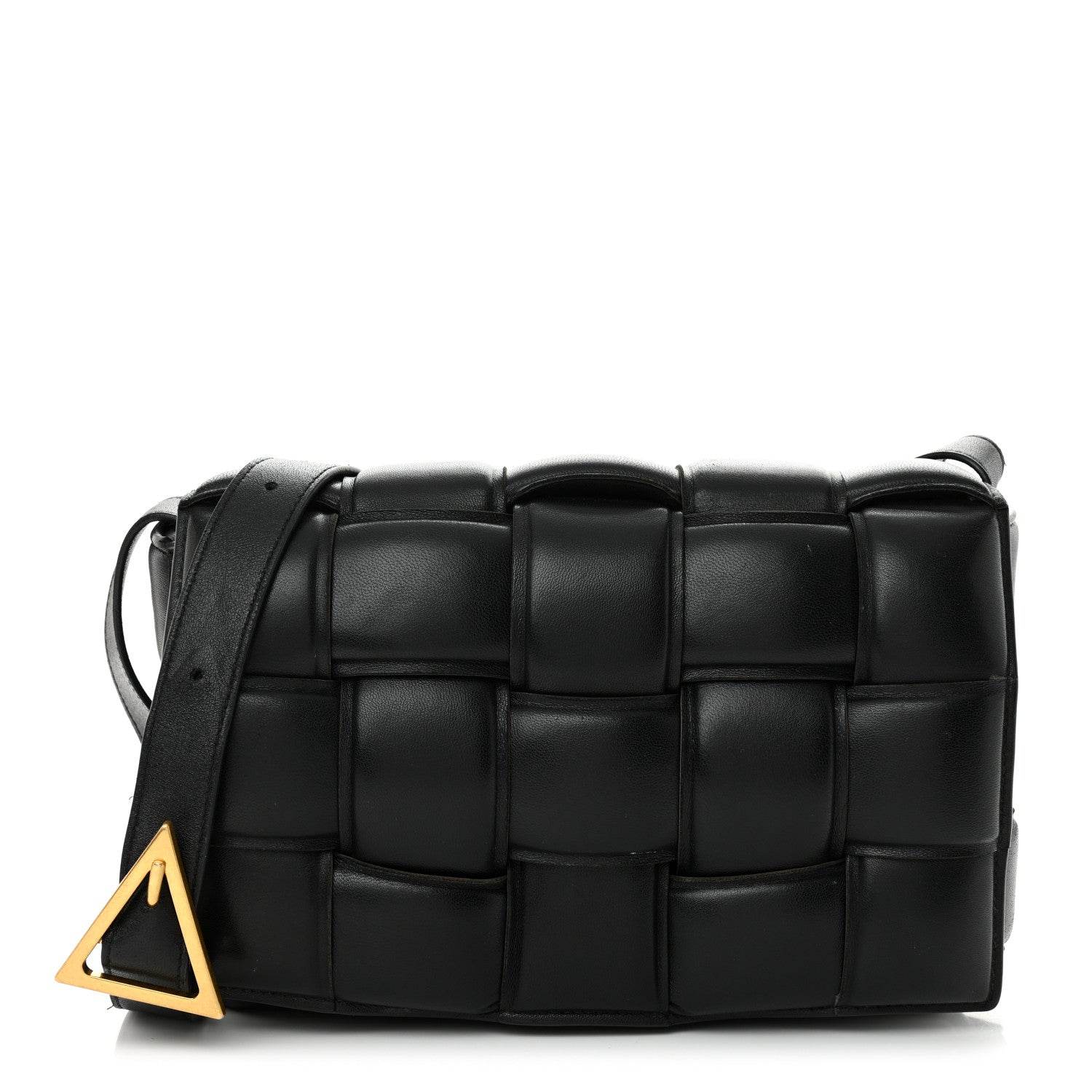 Bottega Veneta Nappa Maxi Intreccio Padded Cassette Crossbody Bag Black 1 of 14