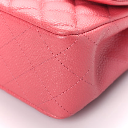 Chanel Iridescent Caviar Quilted Mini Rectangular Flap Pink 6 of 10