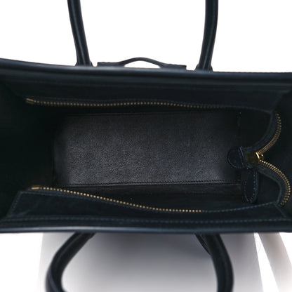 Celine Drummed Calfskin Suede Nano Tri-Color Luggage Amber 4 of 9