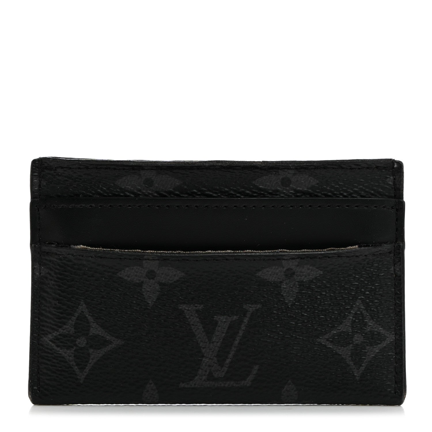 Louis Vuitton Monogram Eclipse Porte-Cartes Double Card Holder 1 of 9